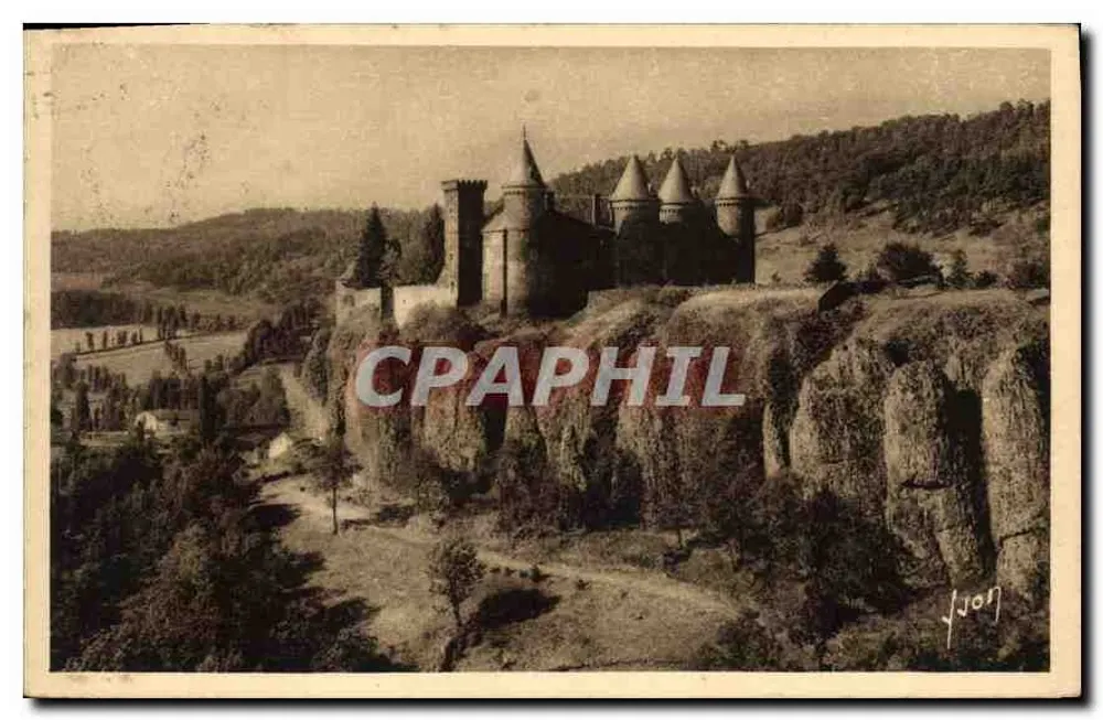 Schloss du Saillans — Umgebung von Saint-FLOUR (Cantal) — J. Jon - Vorderseite