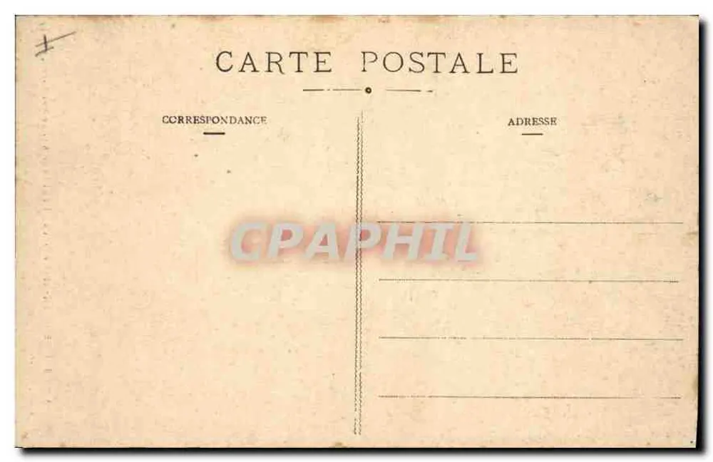 Saint-Floir — Innenansicht des ehemaligen Hotels BRISSON (Rue Marchande, Nr. 15) — Clavuel, Verleger - Rückseite