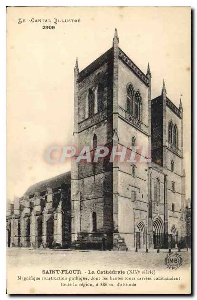 Saint-Flour — Die Kathedrale (14. Jahrhundert) — Éditions Magnet-Brémond, Le Puy - Vorderseite