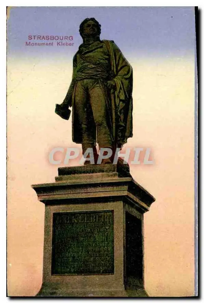 Strasbourg — Monument Kleber — editor Marquer F. A. St. 9 - Frente