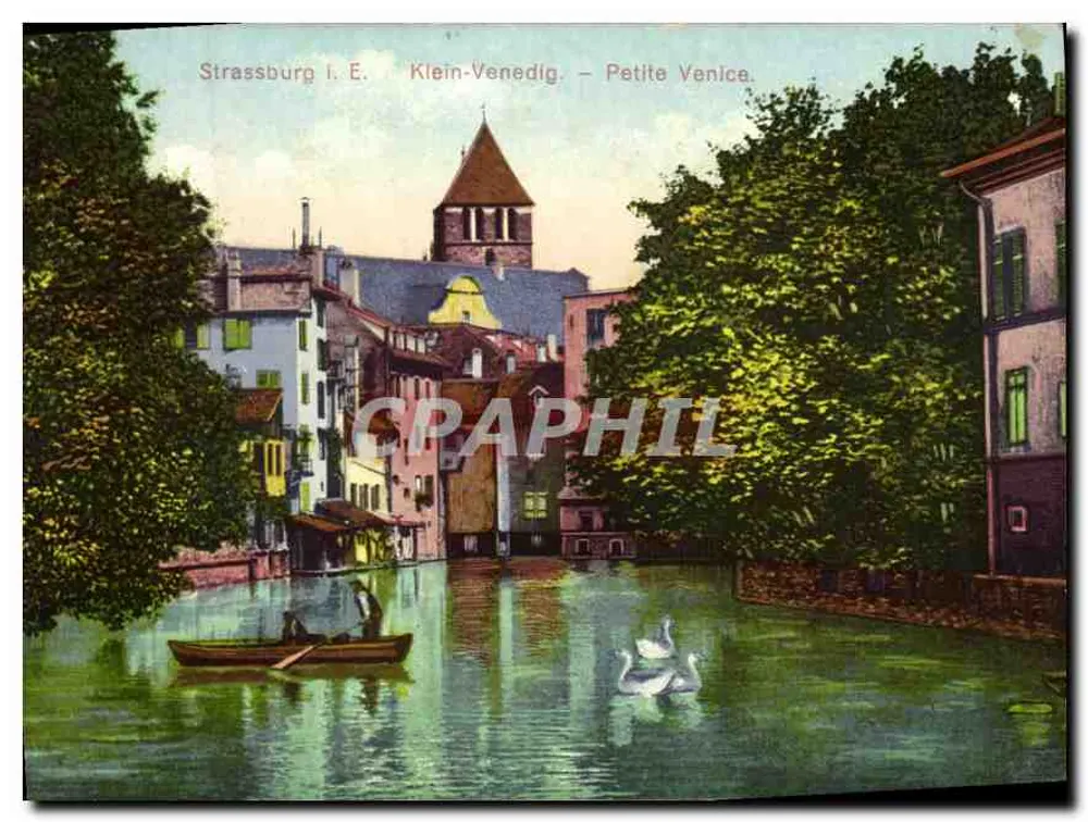 Estrasburgo i. E. Pequena Veneza — Editora: Kunstverlag E. Hahtmann, Estrasburgo i. E. - Frente