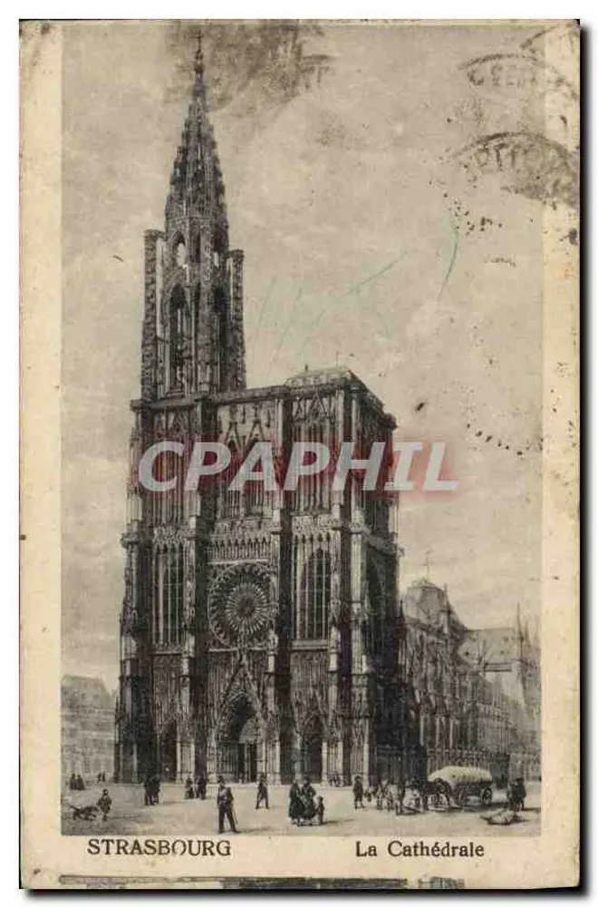Strasbourg — A Catedral - Frente