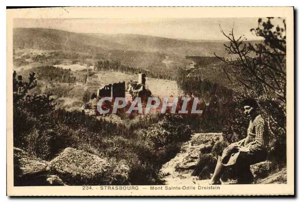 Straßburg — Mont Sainte-Odile Dreistein — Verlag F. Lab — Nr. 234 - Vorderseite
