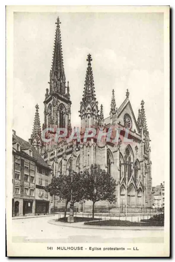 Mulhouse - Igreja protestante — LL - Frente