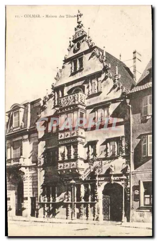 Colmar - Dom Głównych — Stara pocztówka n°1742, wydane przez Demosse - Awers