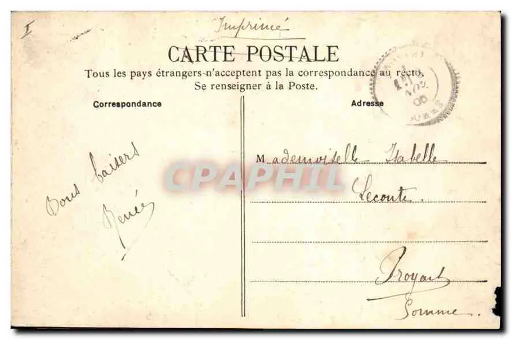 LILLE — Jardín Vauban — La Gratterie - Reverso