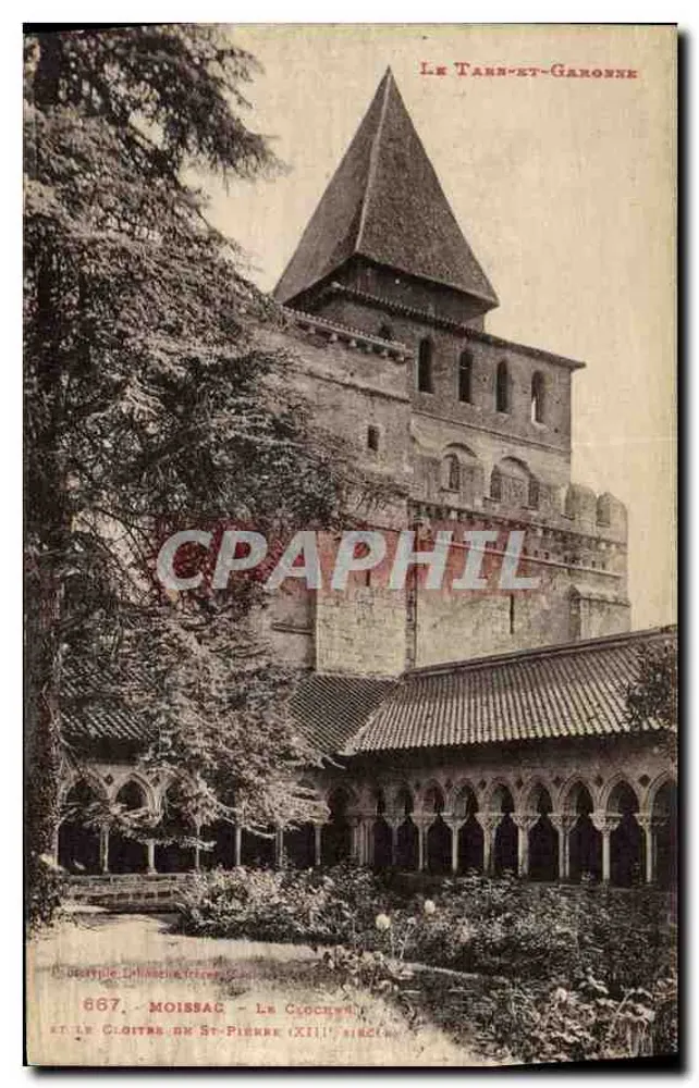 Moissac - Der Cloister von Saint-Pierre (11. Jahrhundert) — Verlag: L'Imprimerie de la Gironde, Nr. 667 - Vorderseite