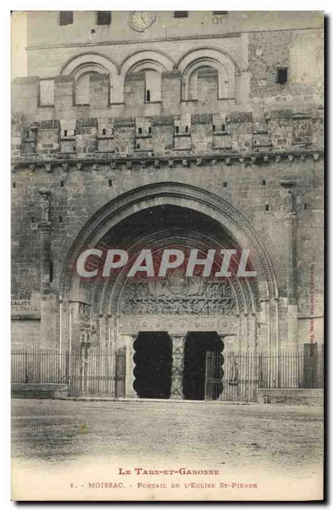 Moissac — Portal der Kirche Saint-Pierre — Verlag: Imprimerie de la Générale - Vorderseite