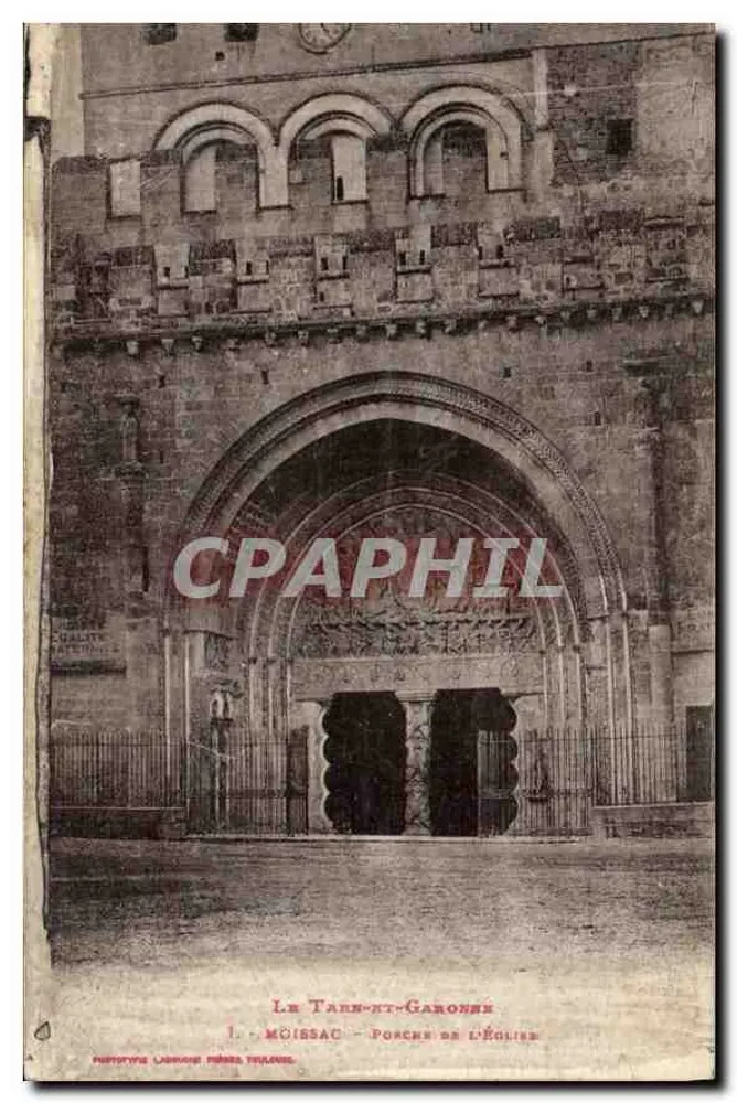 Moissac — Portal der Kirche — Verlag: Jeanne Pâris Toulouse - Vorderseite