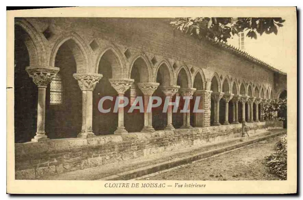 मॉइसैक के क्लॉइट्र — आंतरिक दृश्य — जे-ए. विओल, मॉइसैक (पुनर्निर्माण प्रतिबंधित) - आगे