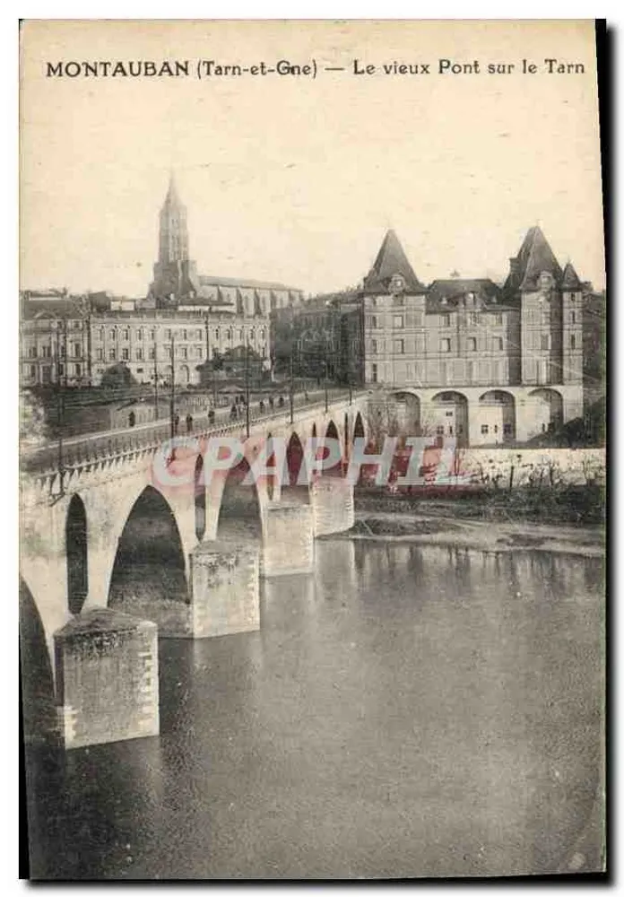 Montauban (Tarn-et-Gers) — Der alte Brücke über den Tarn - Vorderseite