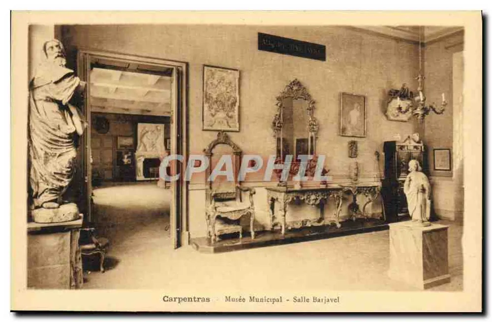 Carpentras — Städtisches Museum — Saal Barjavel - Vorderseite