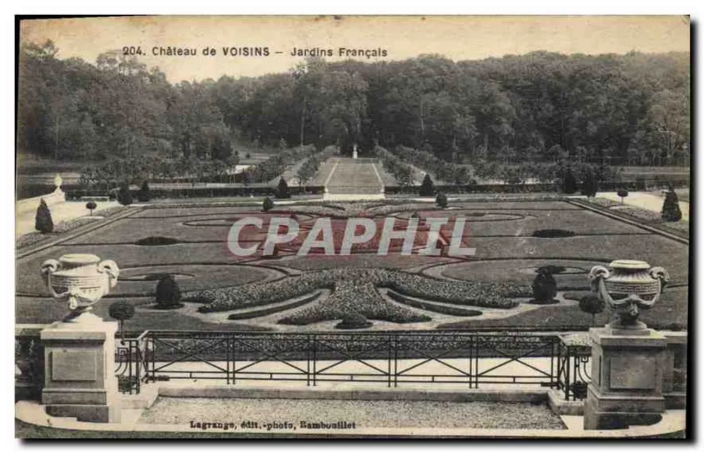 Schloss VOISINS — Französische Gärten — Lagrange, Verlag-Fotografie, Rambouillet - Vorderseite