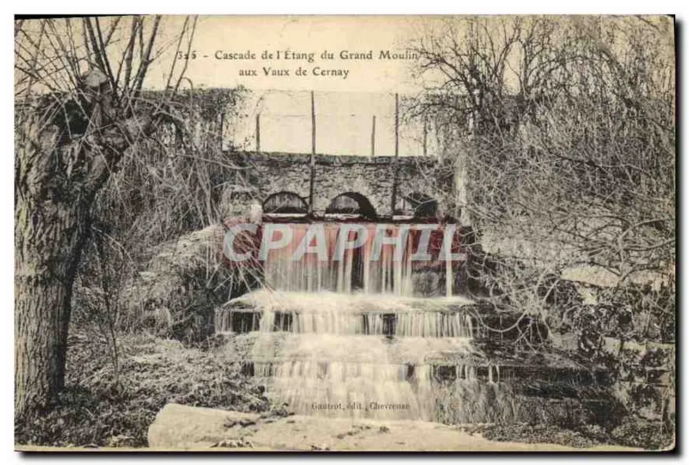 Wasserfall des Étang du Grand Moulin — aux Vaux de Cernay — Gauvrot, Verlag Chevernae - Vorderseite