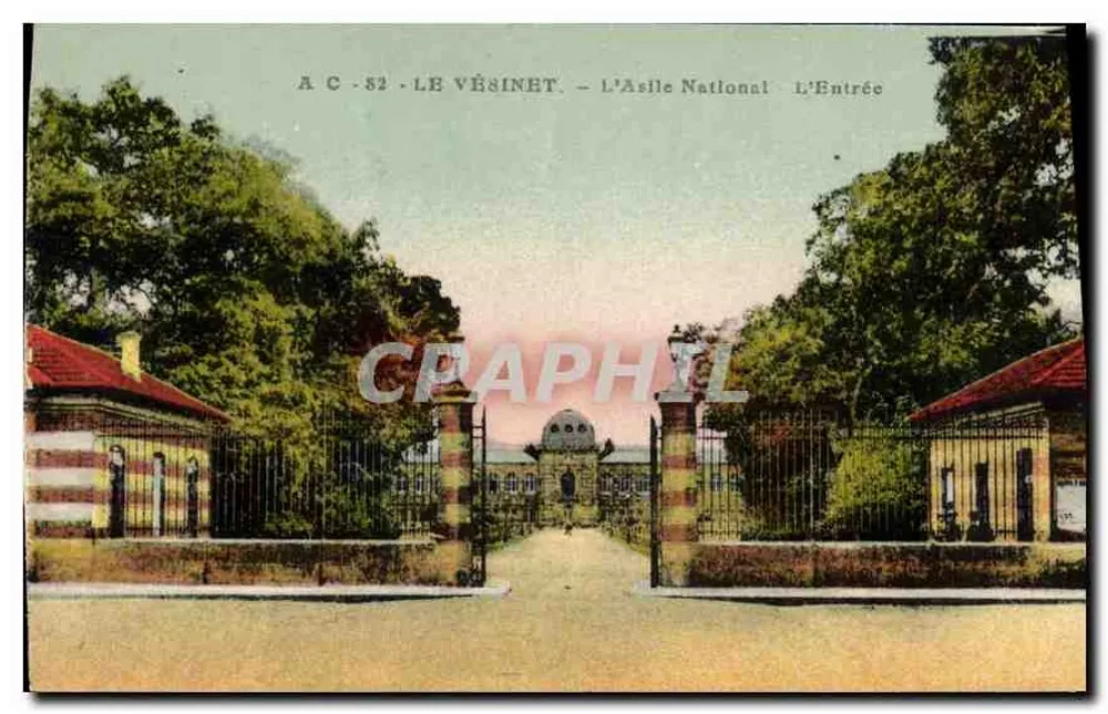 Le Vésinet — L'Asile National — L'Entrée - Voorkant