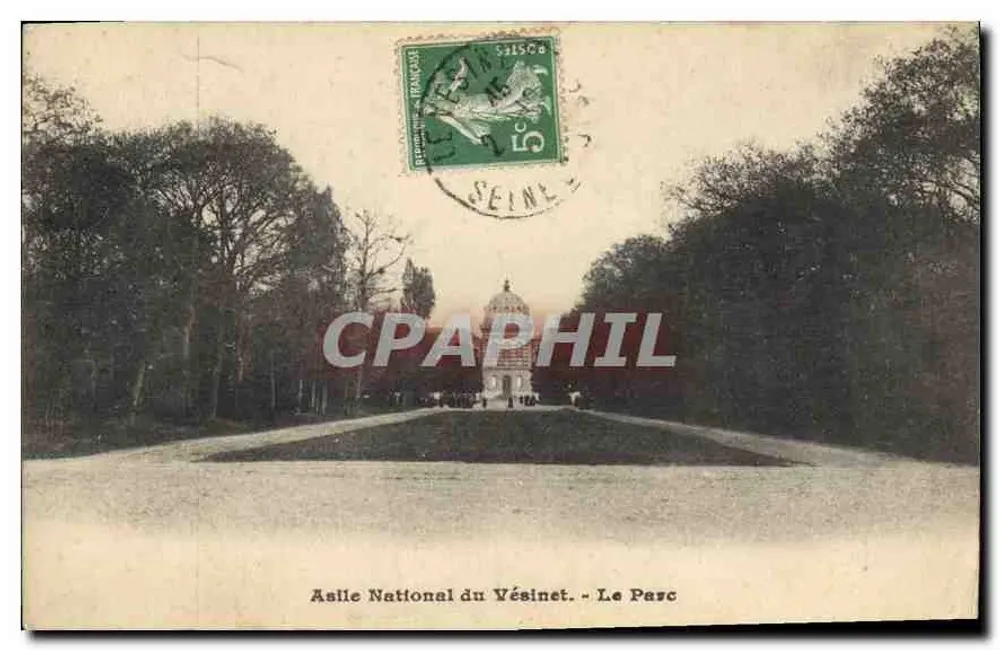 Asile National du Vésinet - Het Park - Voorkant