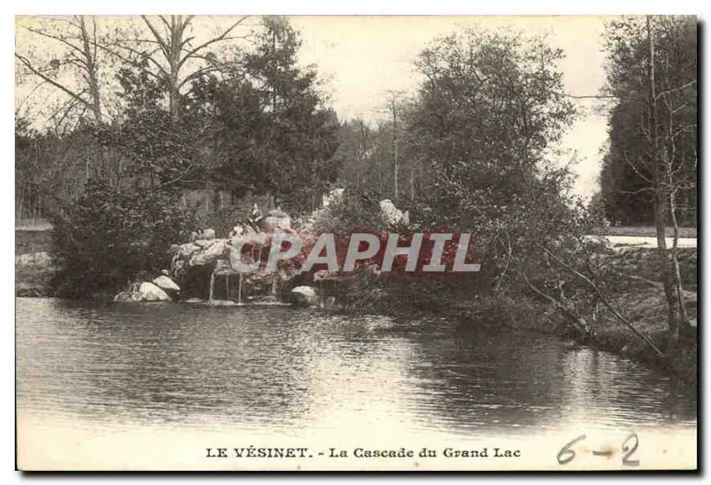 Le Vésinet - A Cascata do Lago Grande - A. Desprès, n° de série 6-2 - Frente