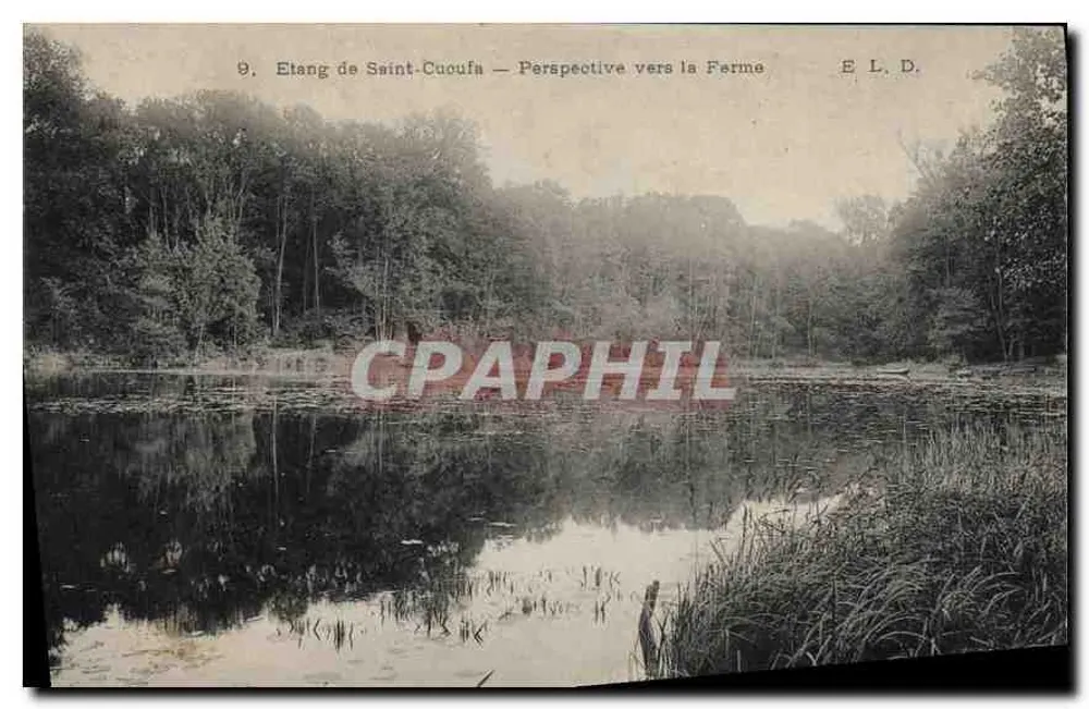 Lago de Saint-Cucufa — Perspectiva para a Fazenda — E.L.D. - Frente