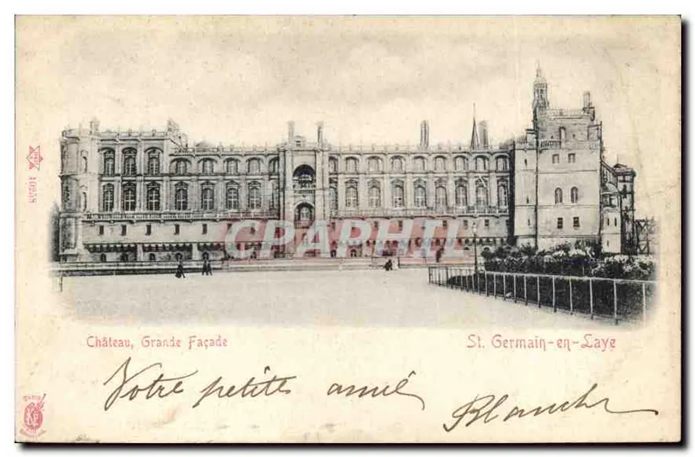 Castelo, Fachada Principal — St. Germain-en-Laye — editor desconhecido, número de série não visível - Frente