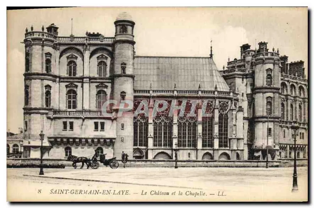 Saint-Germain-en-Laye — Schloss und Kapelle — LL. Nr. 8 - Vorderseite