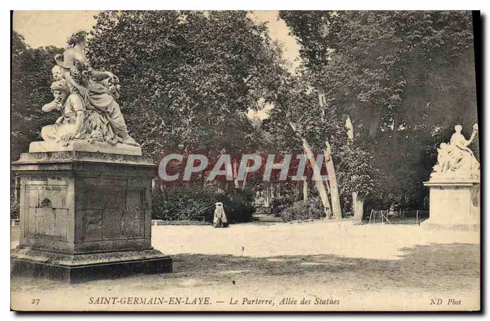Saint-Germain-en-Laye — Il Parterre, Allée des Statues — ND Phot, n°27 - Recto