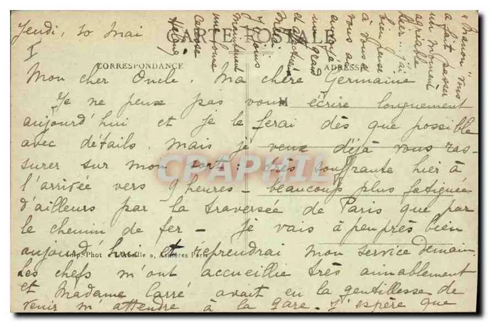 St-GERMAIN-en-LAYE - Les Loges (Übersicht) - Bildungshaus der Ehrenlegion - L'Abeille - Rückseite