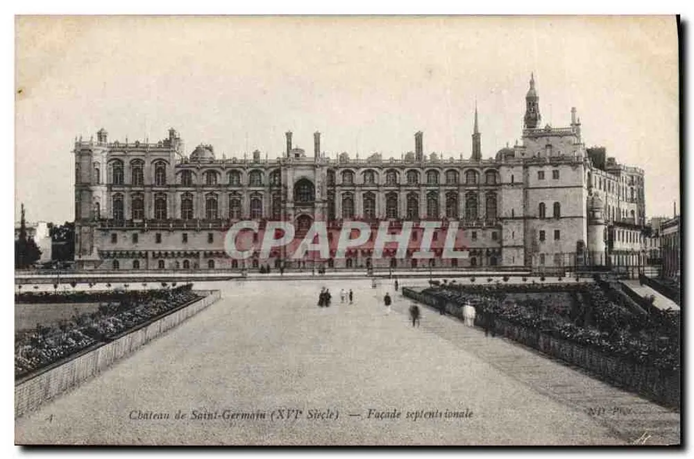 Zamek Saint-Germain (XVI wiek) — Façada północna — N°11-PL - Awers