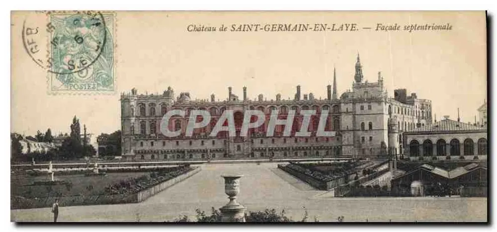 Schloss SAINT-GERMAIN-EN-LAYE — Nördliche Fassade — Verlag nicht sichtbar - Vorderseite
