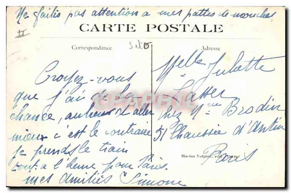 St-Germain-en-Laye — Der Aufzug und das Tal der Seine — M. V. - Rückseite
