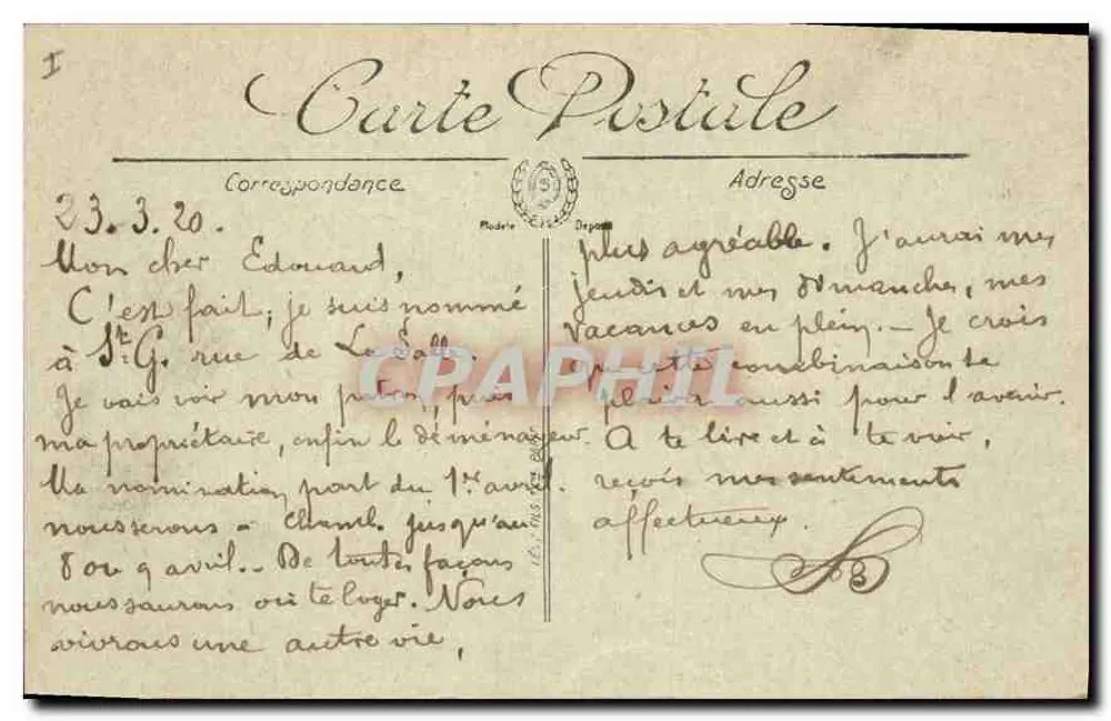 Saint-Germain-en-Laye — O Castelo de Hennebont — L.J. - Verso