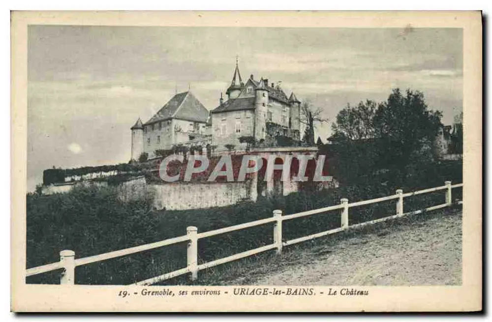 Uriage-les-Bains — Das Schloss — Edition Martinotto Frères - Vorderseite