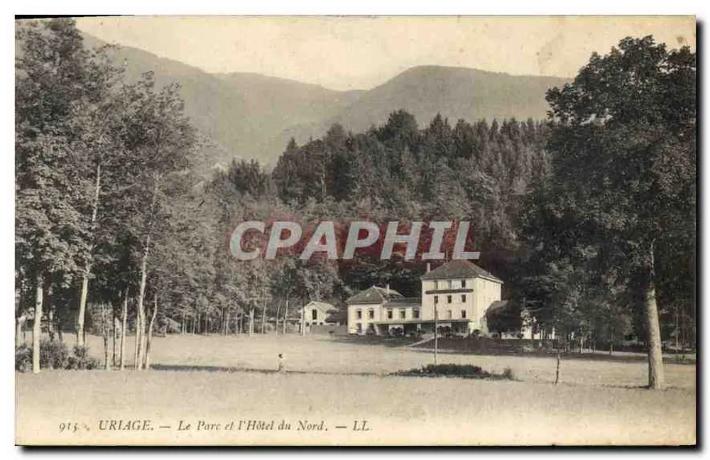 Uriage — Der Park und das Hotel du Nord — LL - Vorderseite