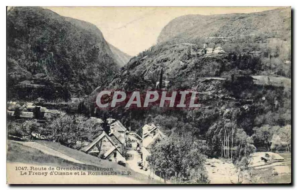 Le Freney d'Oisans e a Romanche — Estrada de Grenoble a Briançon — E.R. n°1047 - Frente