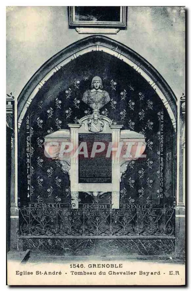 Kirche St-André - Grab des Ritters Bayard - Grenoble - Vorderseite