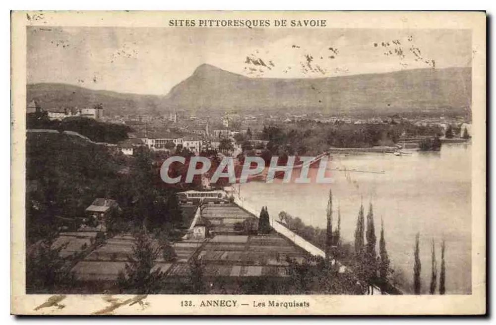 Annecy — Los Marquesados — Sitios pintorescos de Saboya - Anverso