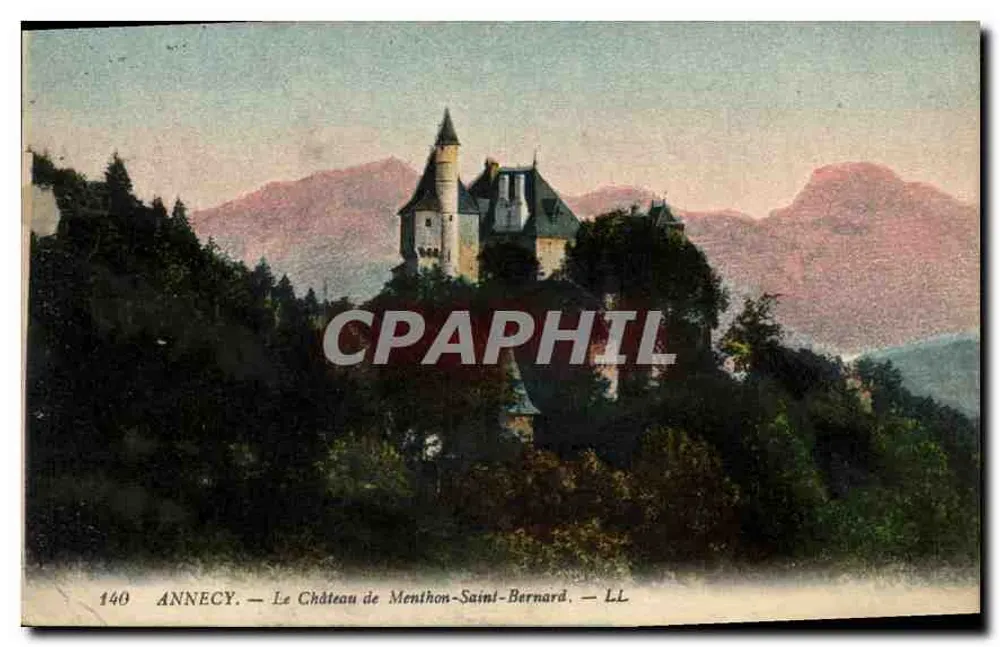 Annecey — El Castillo de Menthon-Saint-Bernard — LL - Anverso