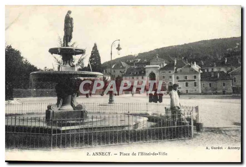 Annecy — Place de l'Hôtel-de-Ville — A. Gardet - Annecy - Vorderseite