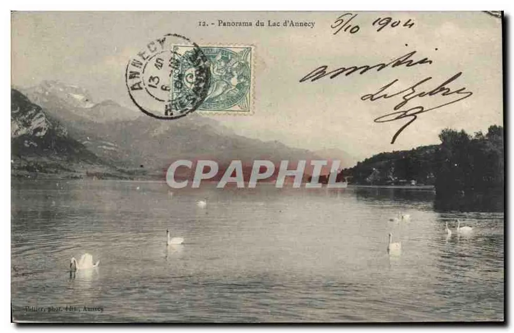 Panorama do Lago de Annecy — editor Deliery, fot. Annecy, n°12 - Frente