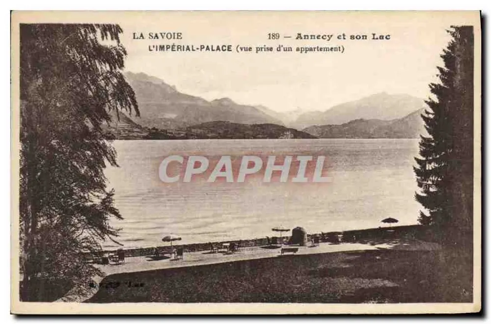 Annecy und sein See — Ansicht aus einem Apartment — Das Imperiale Palast — Serie 189 - Vorderseite