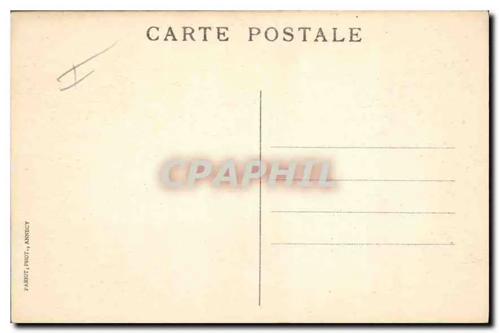 Annecy — O Palácio Imperial — Sítios Pitorescos da Saboia, n°109 - Verso
