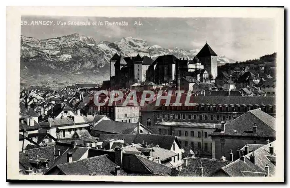 Annecy — Allgemeiner Blick und die Tournette — P.L. - Vorderseite