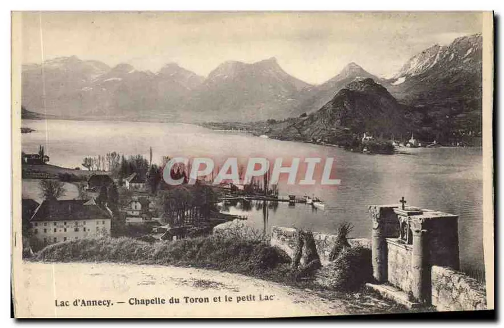 See Annecy — Kapelle Toron und der kleine See — Verleger nicht sichtbar - Vorderseite