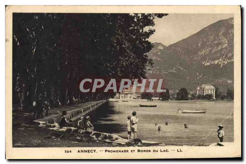 Annecy — Passeio e Margens do Lago — LL n°324 - Frente