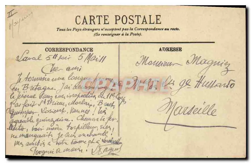 Laval — O Castelo — LL. — Editor LL. - Verso