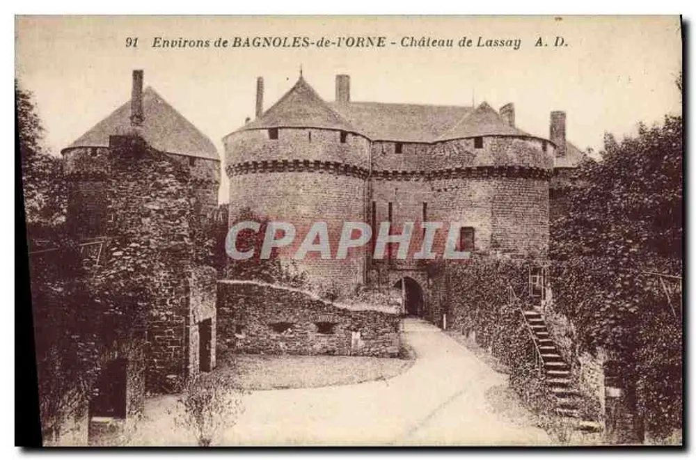 Castelo de Lassay — Arredores de Bagnoles-de-l'Orne — A. D. - Frente
