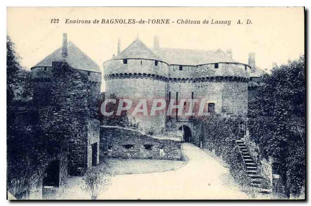 Arredores de BAGNOLES-de-VORNE - Castelo de Lassay A. D. - Frente