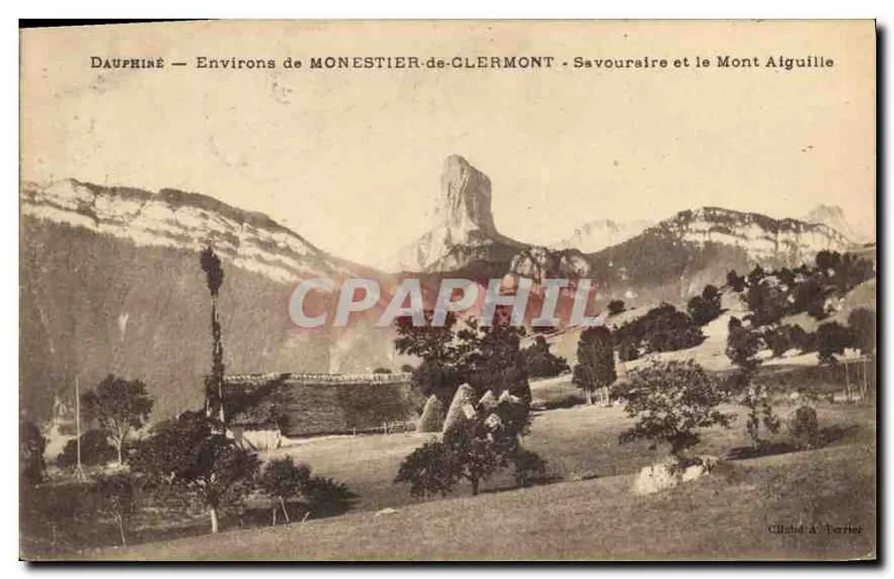 Dauphiné — Omgeving van Monestier-de-Clermont — Savouraire en de Mont Alguille — Cillidé & Tarrier - Voorkant