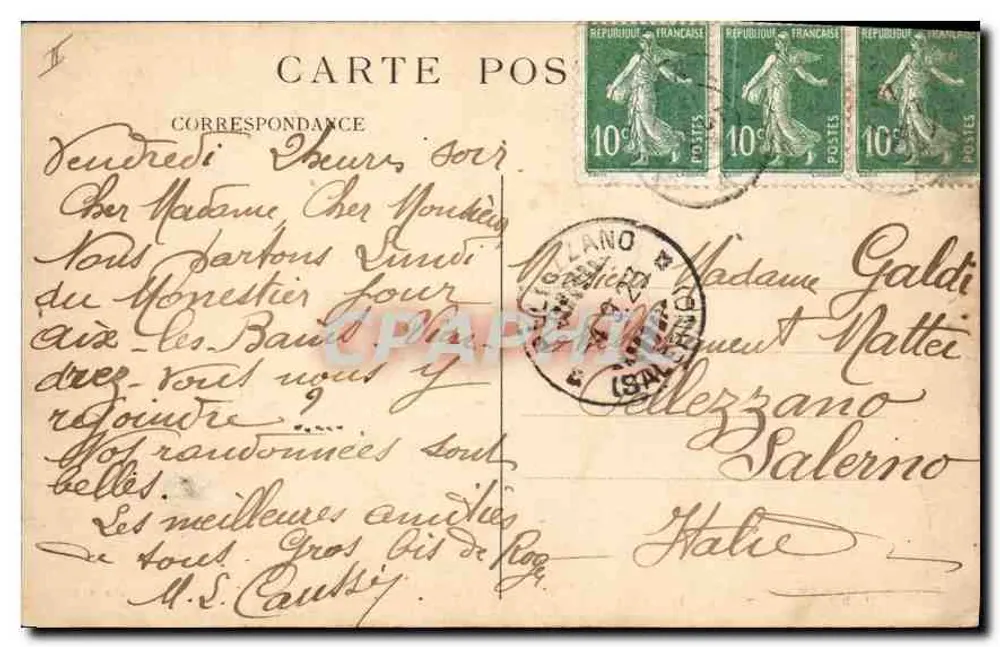 Dauphiné — Omgeving van Monestier-de-Clermont — Savouraire en de Mont Alguille — Cillidé & Tarrier - Achterkant