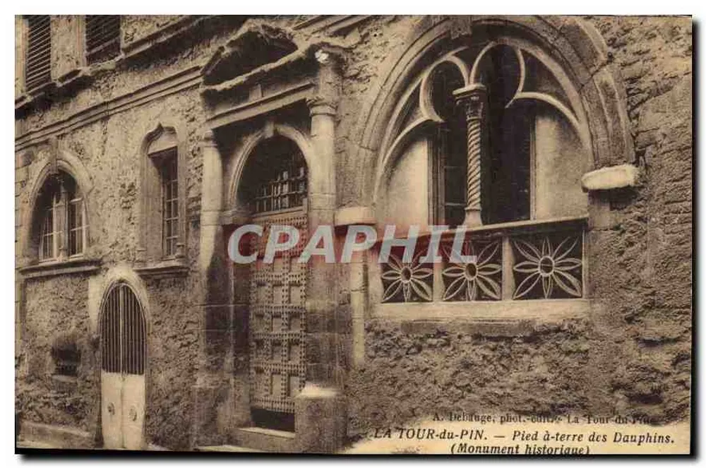 La Tour-du-Pin — Landungsstelle der Dauphins — A. Delbauge, Fotoverlag - Vorderseite
