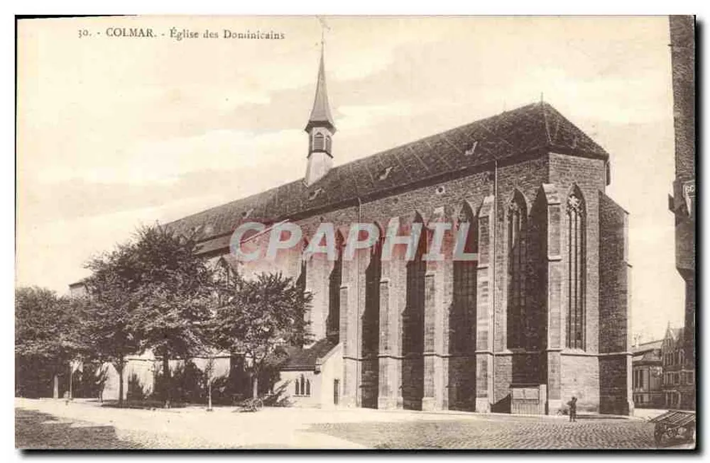 Colmar — Chiesa dei Domenicani — Editore Ch. Bergeret, Strasburgo - Recto